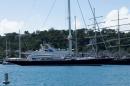 Antigua : Superyacht in Falmouth Harbour  -  02.01.2016  -  Antigua 